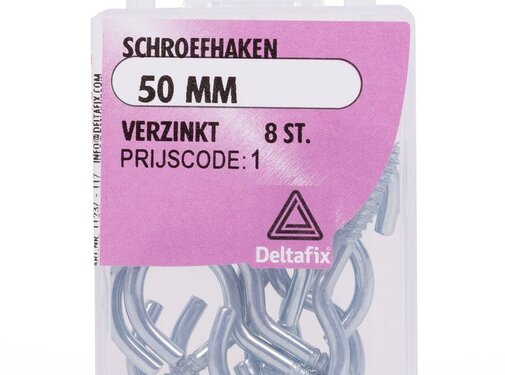 Benson Ijzerwaren Schroefhaak 50 mm - Ophanghaak - Bevestigingshaak