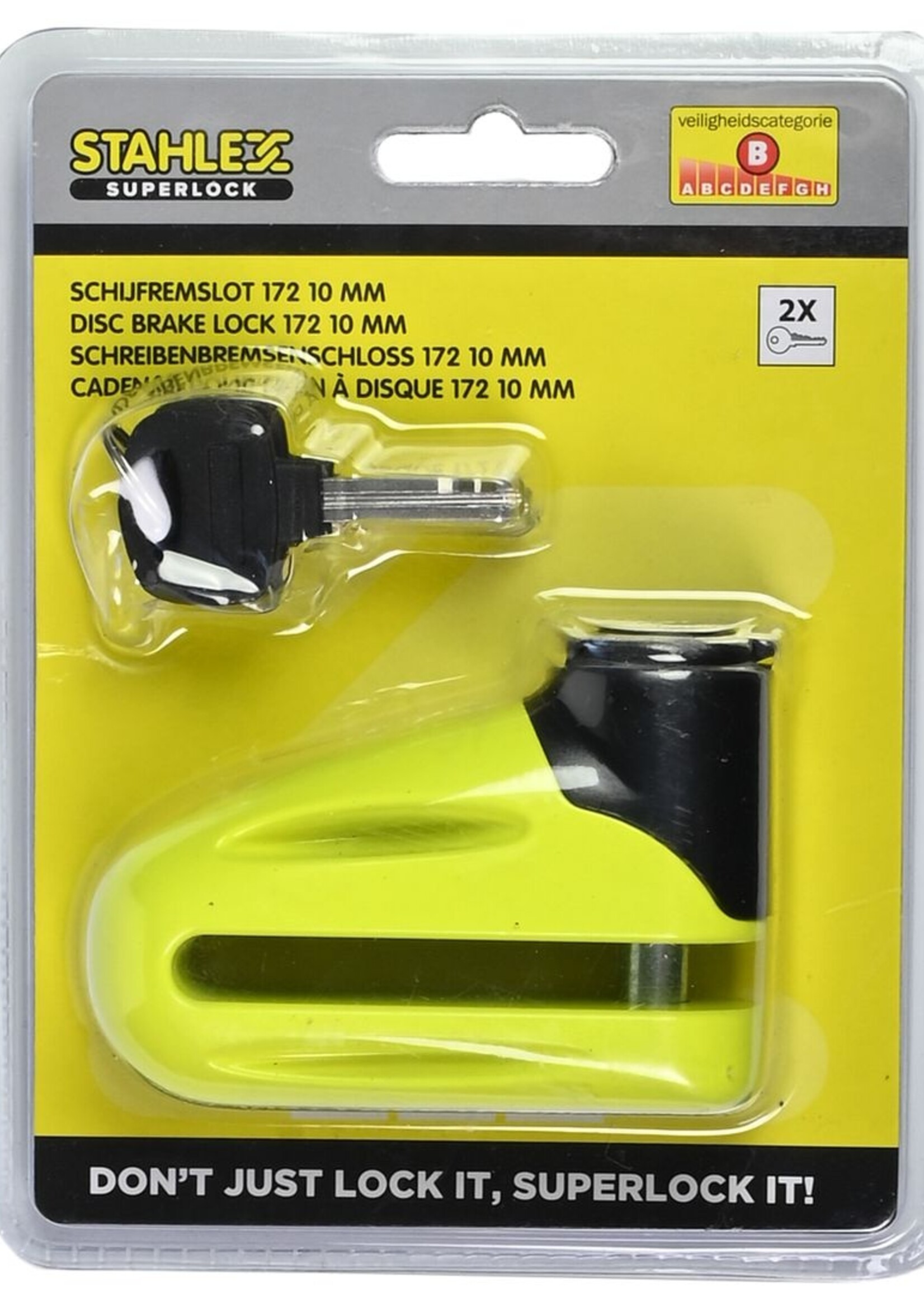Stahlex Schijfremslot 172 10.0 mm Profi - Veiligheidsslot