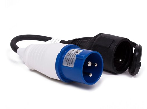 Benson Electric Cee Verloop Contra - Elektro Koppeling Cee naar Contra Verloopstekker - Cee Adapter Contra - Contra Stroomkoppeling