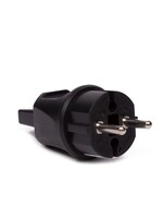 Benson Electric Stekker Rubber - Prikkabel Stekker - Rubberen Stekker - Stekker Kabel
