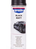 Sprayson Presto Lak Mat Zwart 500ml - Lak voor Auto Spuitbus Lak