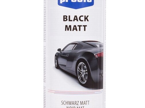 Sprayson Presto Lak Mat Zwart 500ml - Lak voor Auto Spuitbus Lak