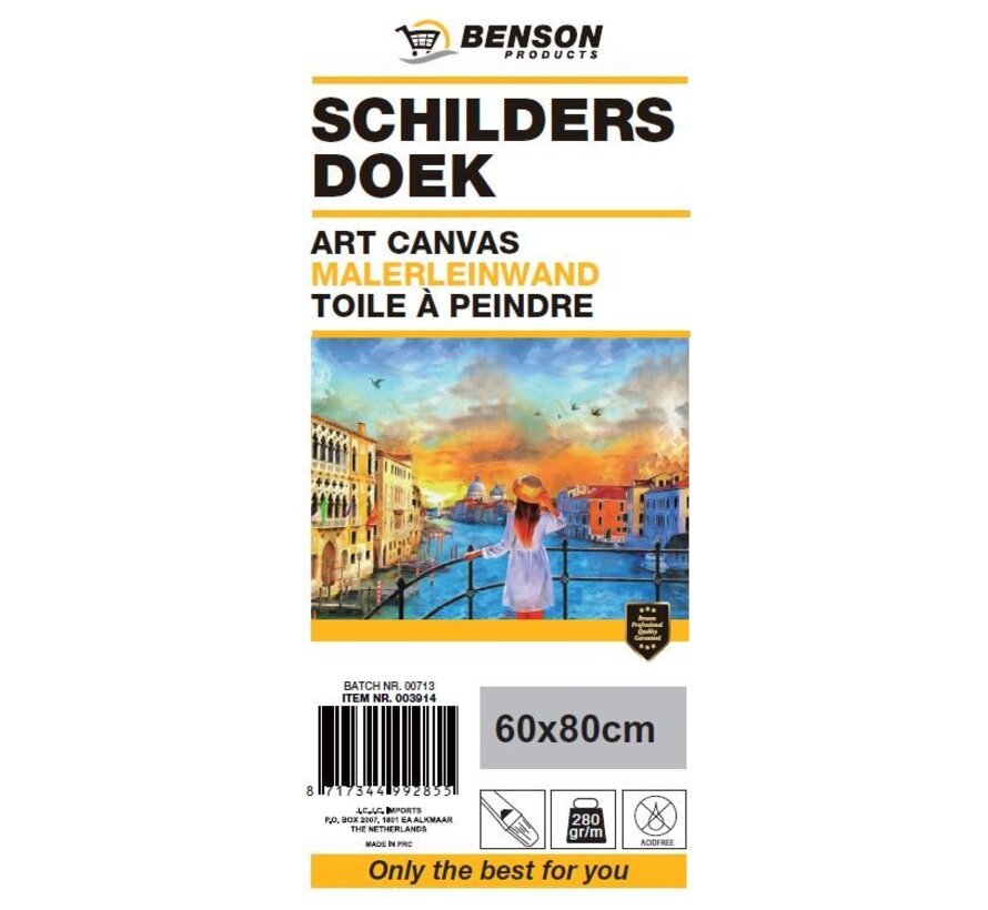 Schildersdoek 60x80 cm - Canvasdoek