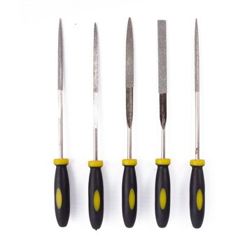 Benson Tools Vijlset Diamant 5 Dlg Mini - Vijlset Diamant - Mini Vijlset - Diamanten Vijlset