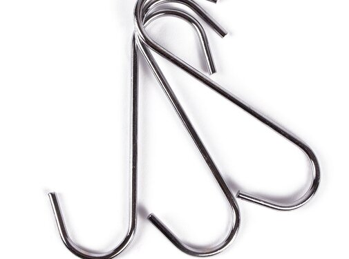 Benson Tools S-Haak 3 Delig Chroom 100mm - S-Haak Chroom - S-Haak 100mm - Haak Chroom