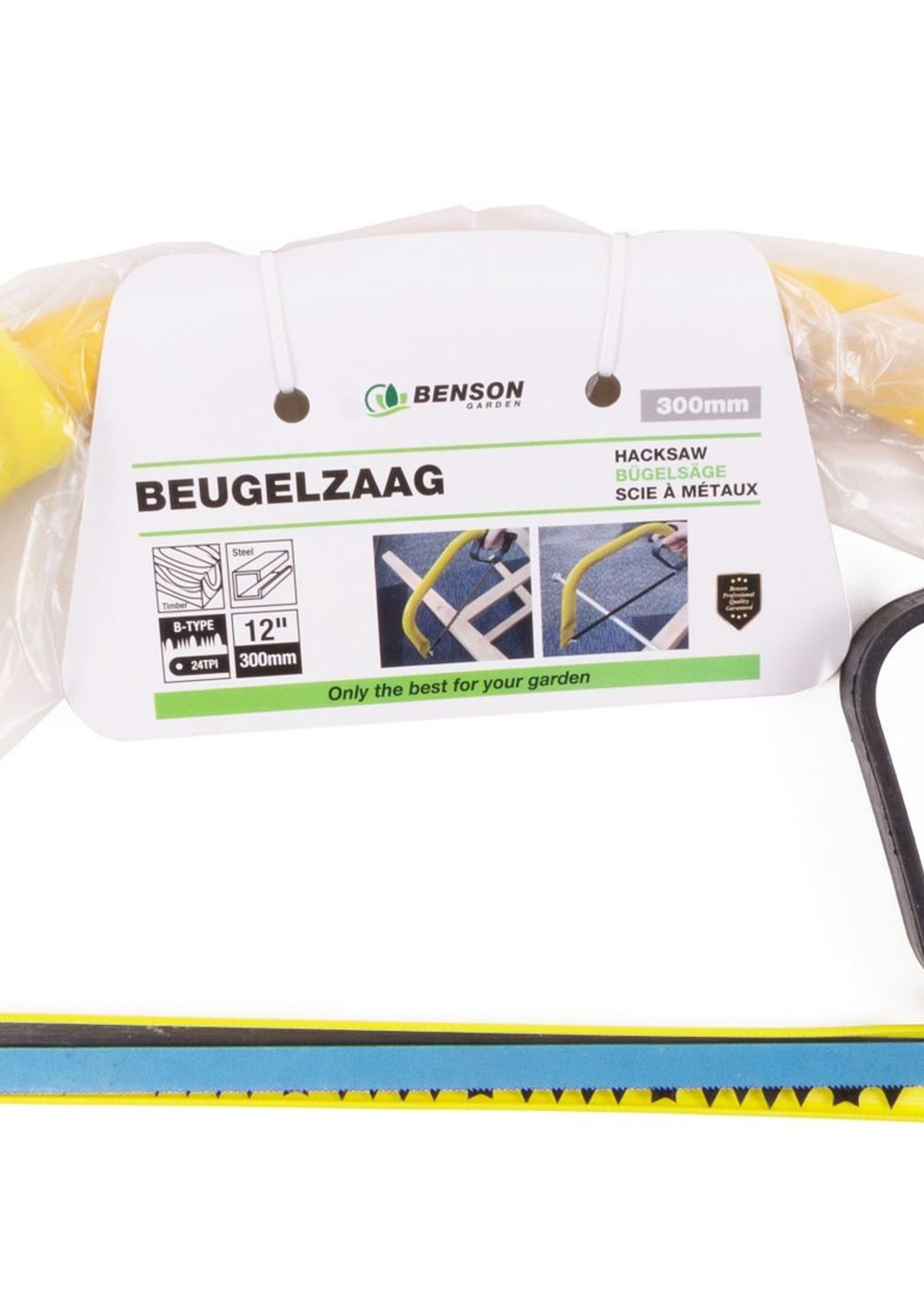 Benson Garden Zaag Beugelzaag - 2 in 1 Hout/Metaal - 300mm