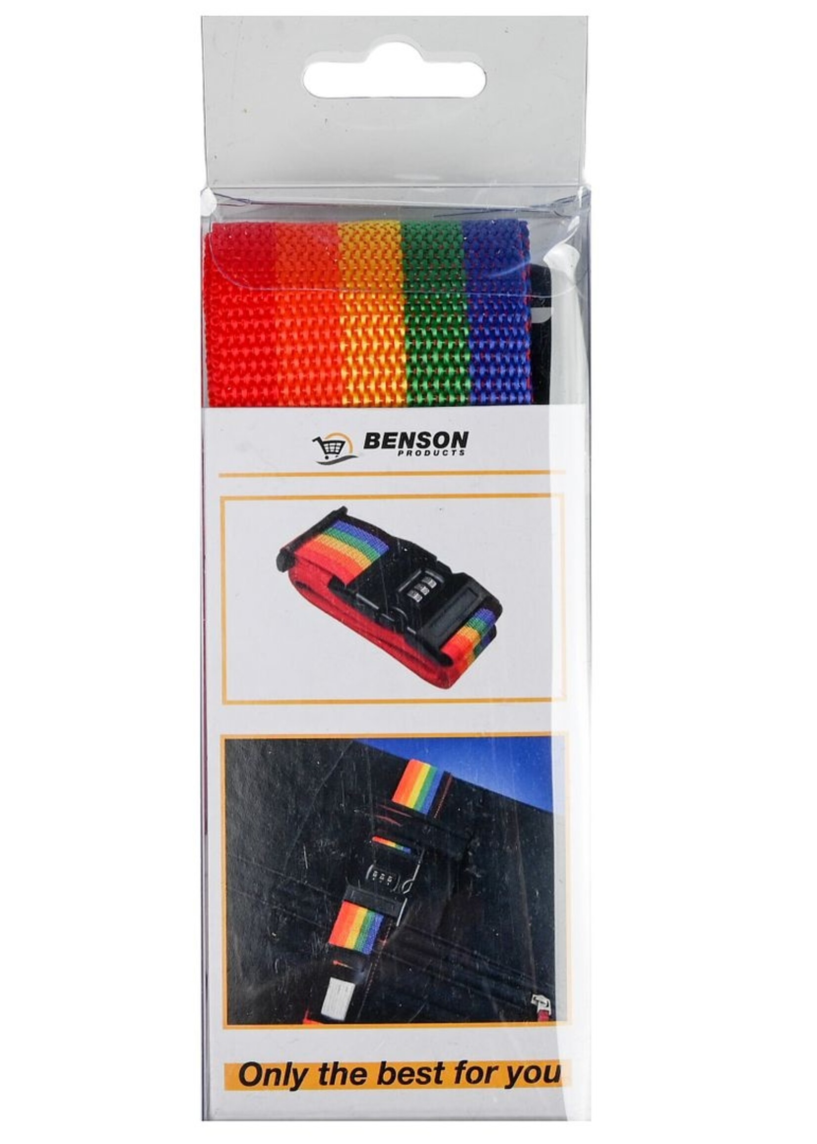 Benson Kofferspanband met Cijferslot - Reisband - Beveiligde Bagageband