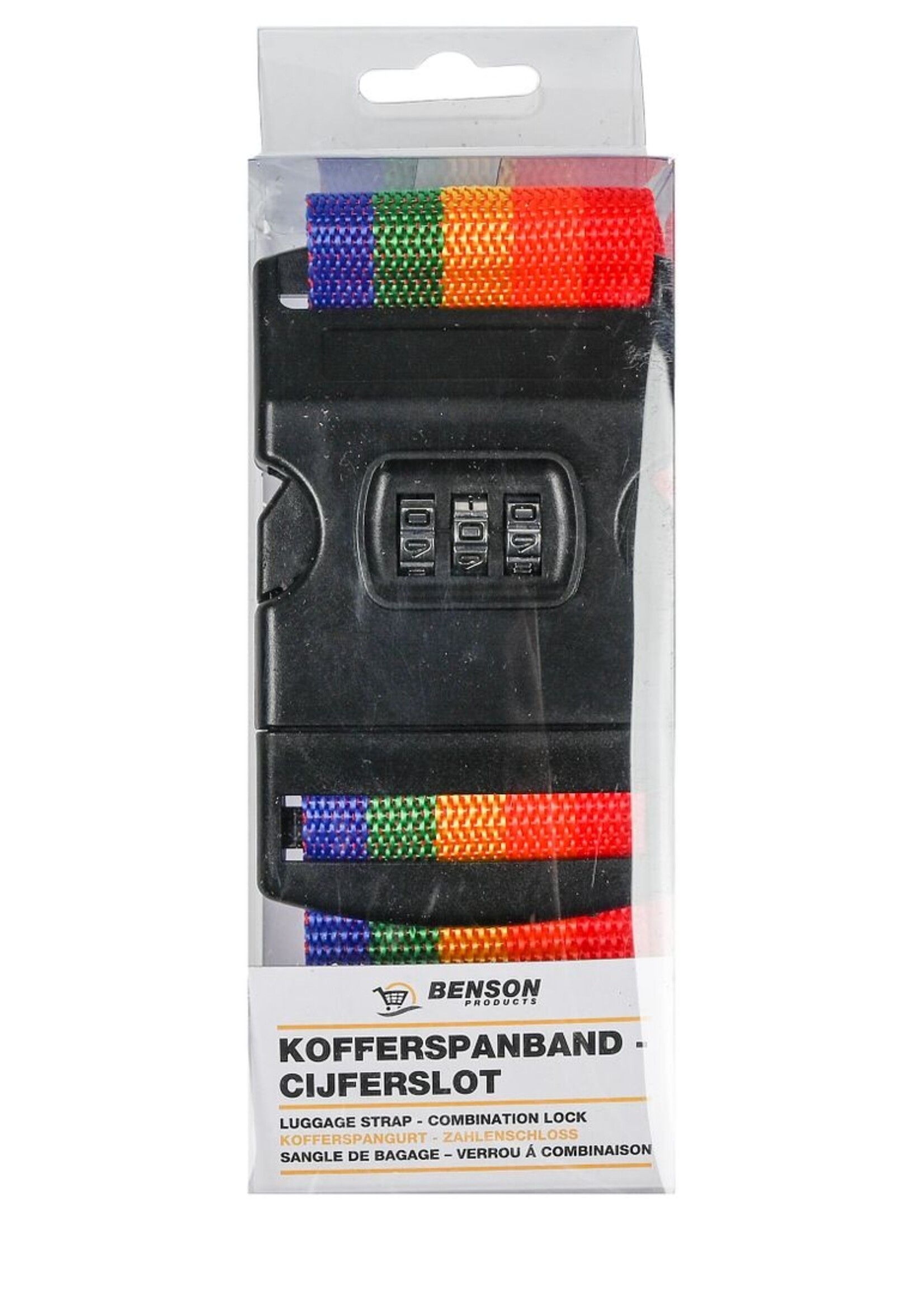 Benson Kofferspanband met Cijferslot - Reisband - Beveiligde Bagageband