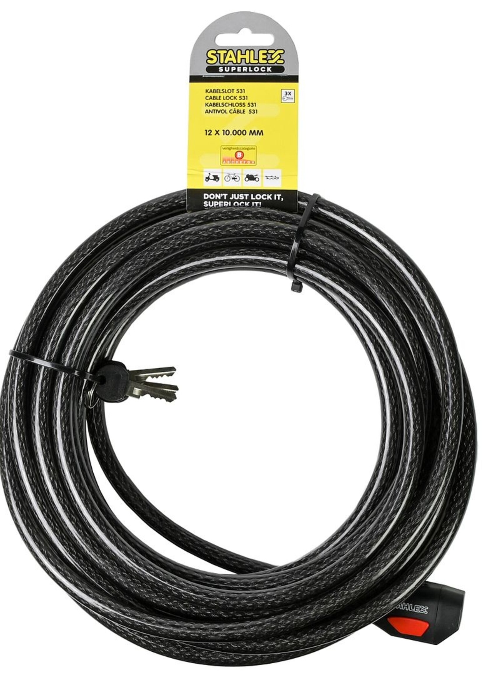 Stahlex Kabelslot 531 - 10 Meter - 12mm x 10.000 mm