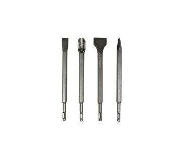 Benson Tools Beitelset Steen 4 dlg SDS+ - Steenbeitels - 4 Delig