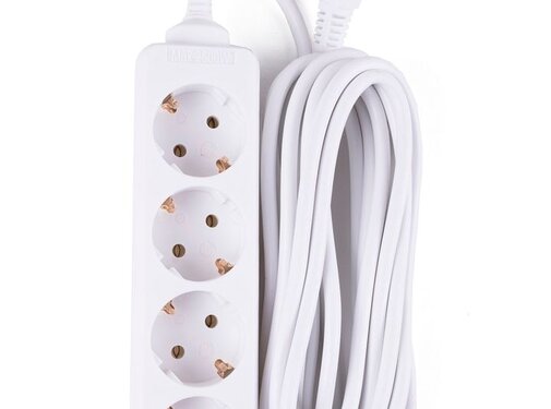 Benson Electric Stekkerdoos - Verlengsnoer Tcd 4 V + Ra - 5.0 Mtr