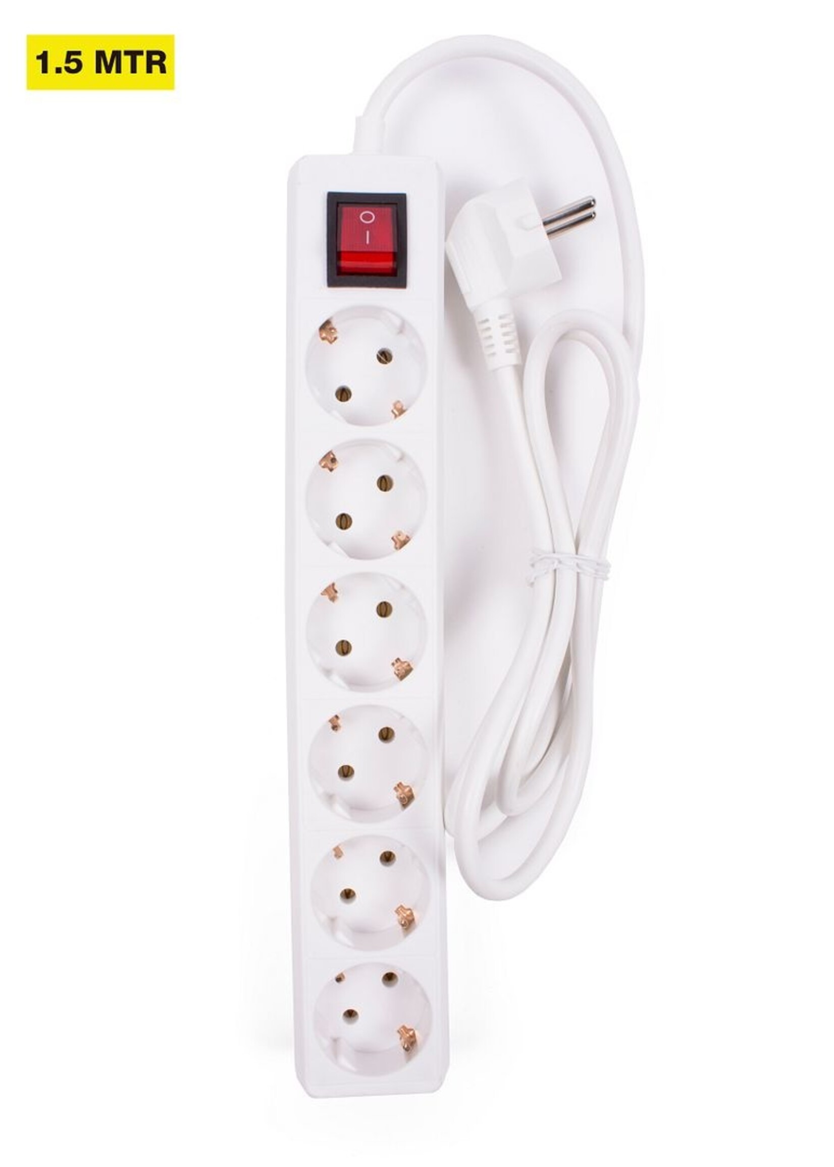 Benson Electric Stekkerdoos - Verlengsnoer Tcd 6 V + RA + 1.5 Mtr + Schakelaar