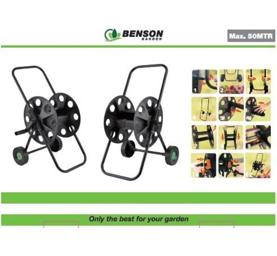 Slangwagen 50 Mtr - Tuinslangwagen