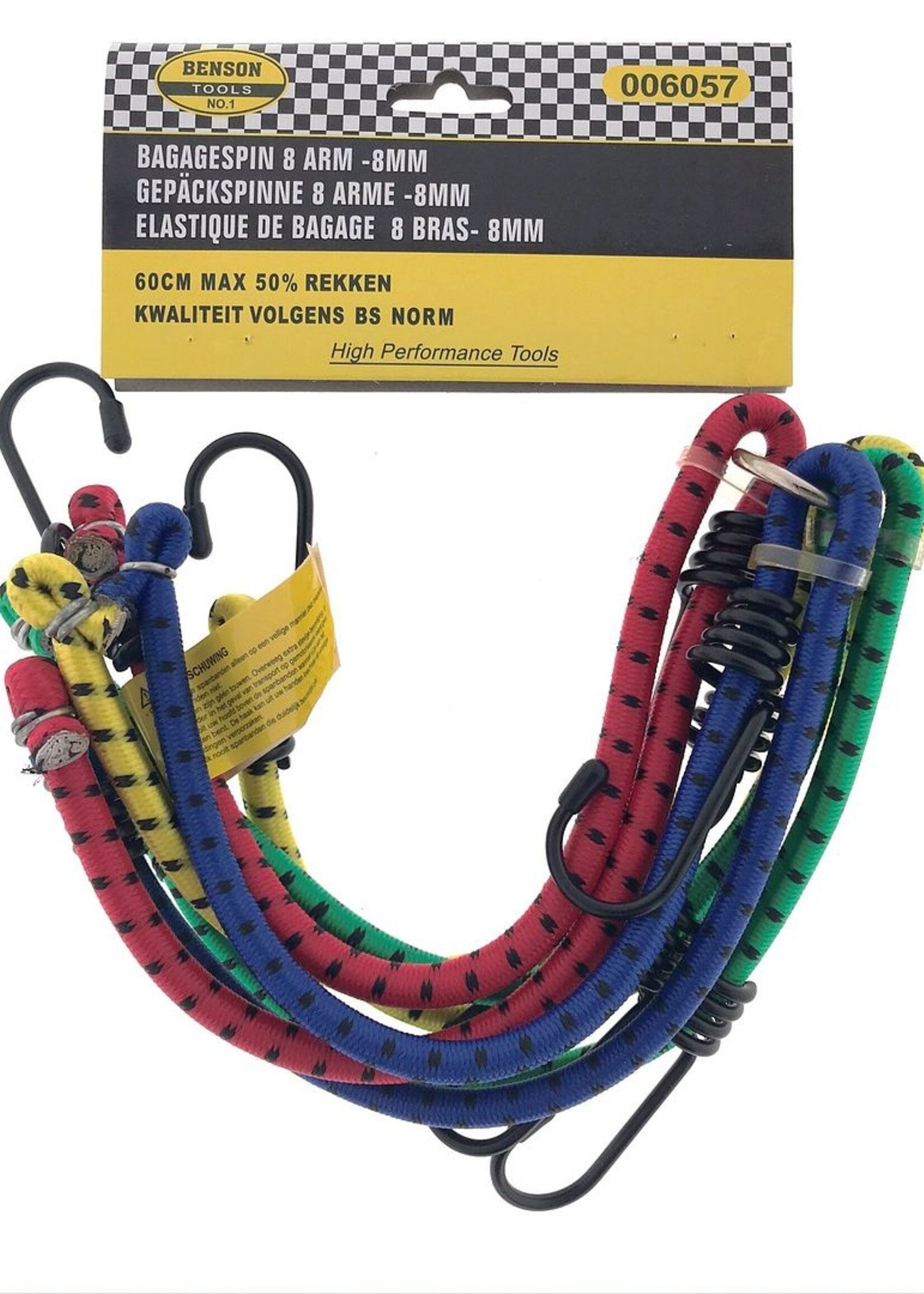 Benson Tools Bagagespin 8 Arm - 8 mm BS Norm Etui