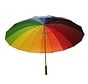 Paraplu Golf Regenboog 130 cm 16 banen - Grote Paraplu - Kleurrijke Paraplu