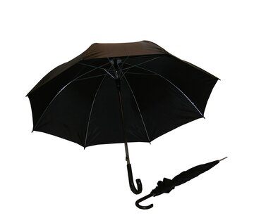 Paraplu Zwart 100 ø - Automatische Paraplu - 8 Banen Paraplu