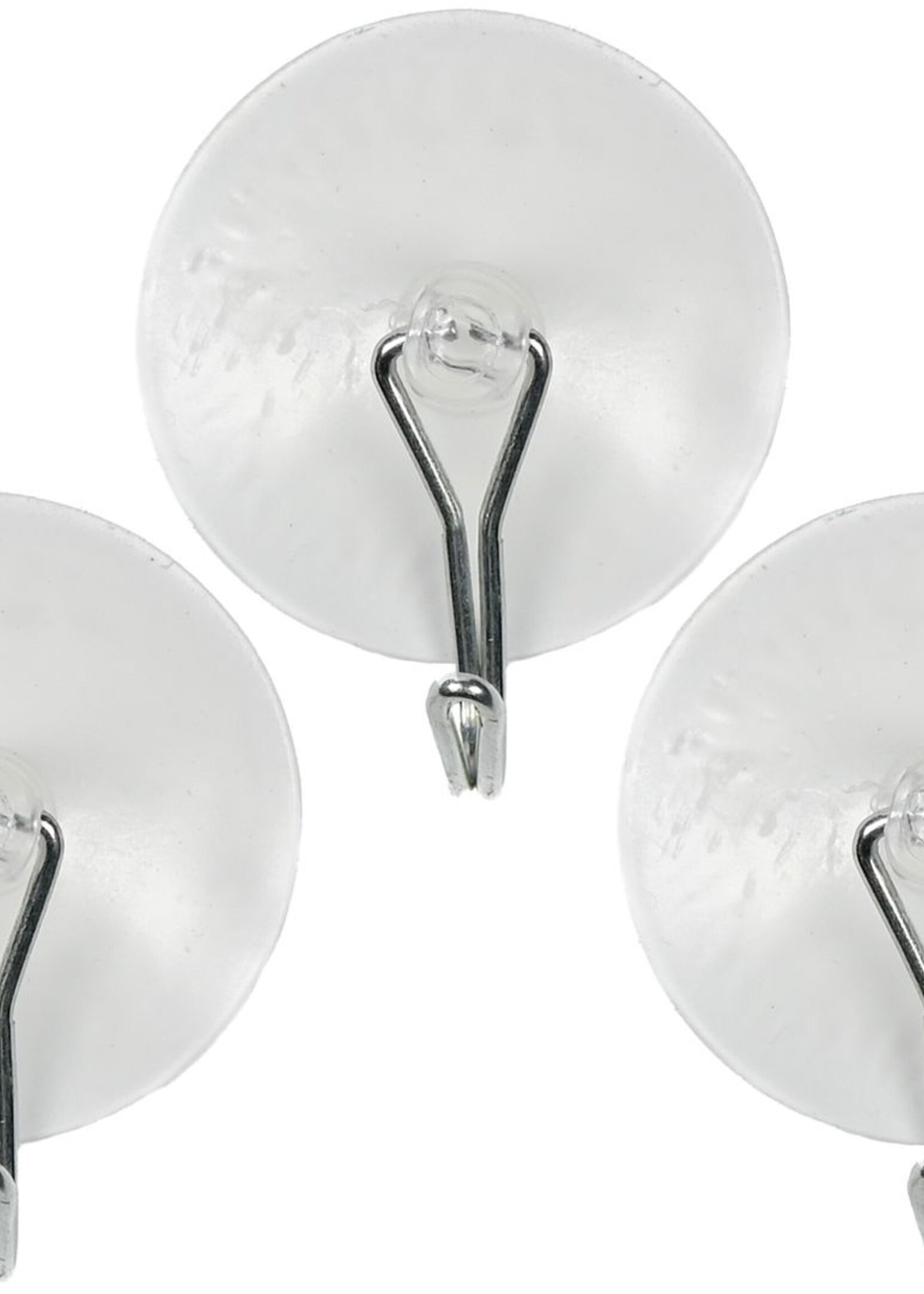 Benson Home Zuignap met Haak 3 dlg ø 45 mm - Handige Ophanghaak - Zuignaphaak