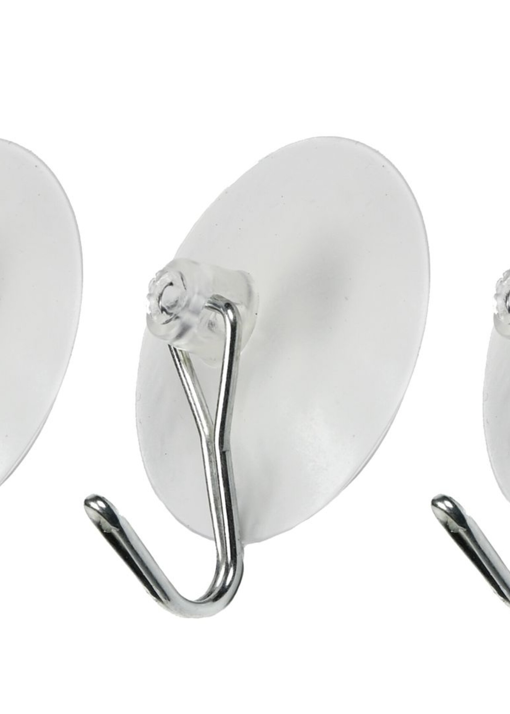 Benson Home Zuignap met Haak 3 dlg ø 45 mm - Handige Ophanghaak - Zuignaphaak