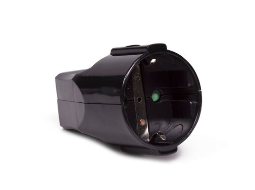 Benson Electric Stekker Contra Zwart + Ra