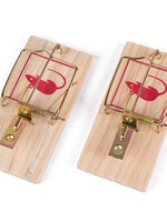 Benson Muizenval 2 dlg - Houten Muizenklem - Efficiënte Muizenbestrijding