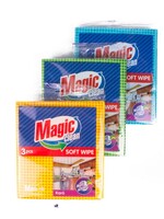 Benson Schoonmaakdoek 3 dlg 15 x 15 - Microvezeldoek - Stofdoek