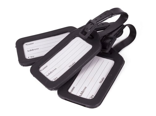 Benson Kofferlabels 3 dlg - Bagagelabels - Personaliseerbare Luggage Tags