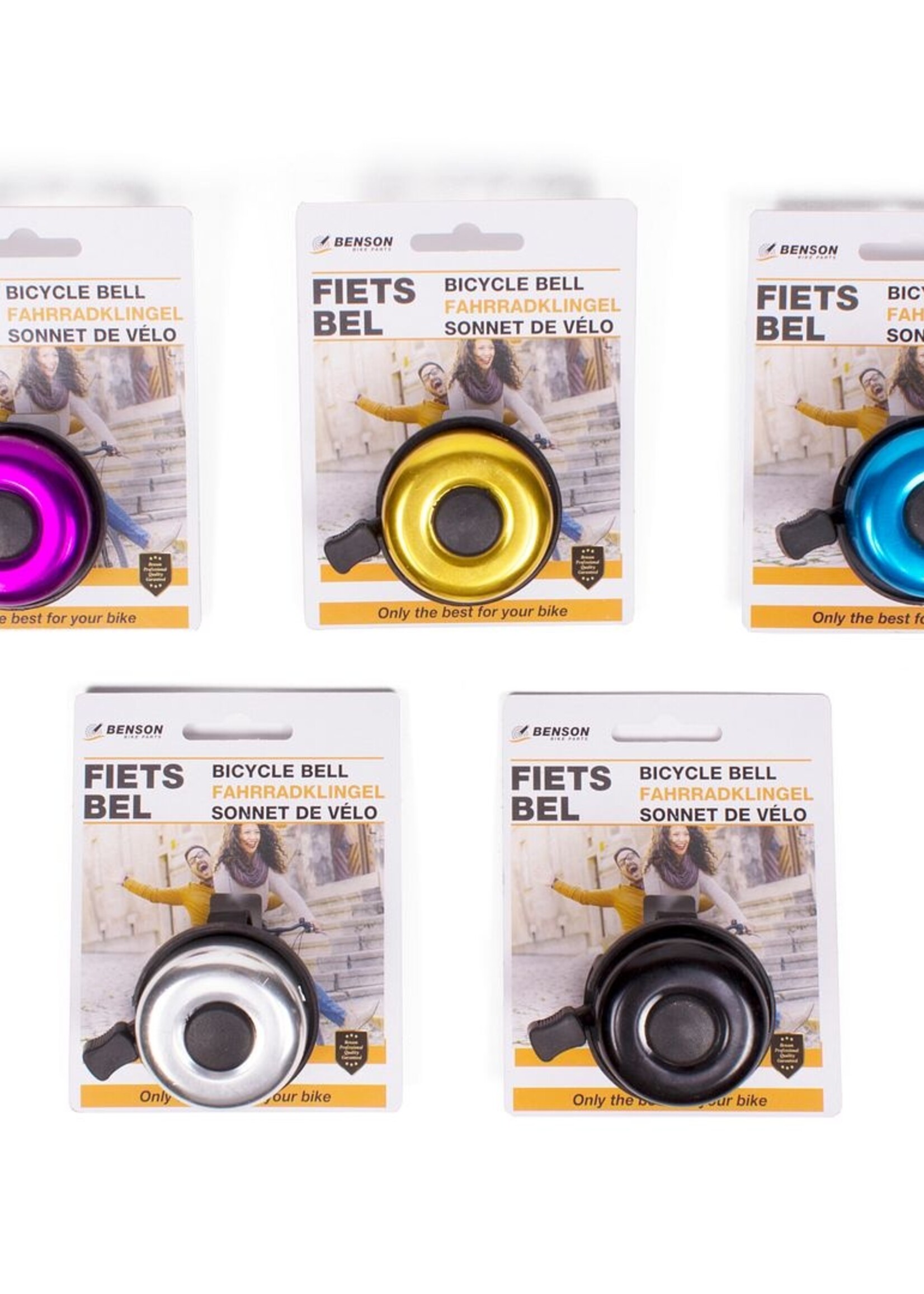 Benson Bike Parts Fietsbel Alu Kleur - Fietsbel Aluminium