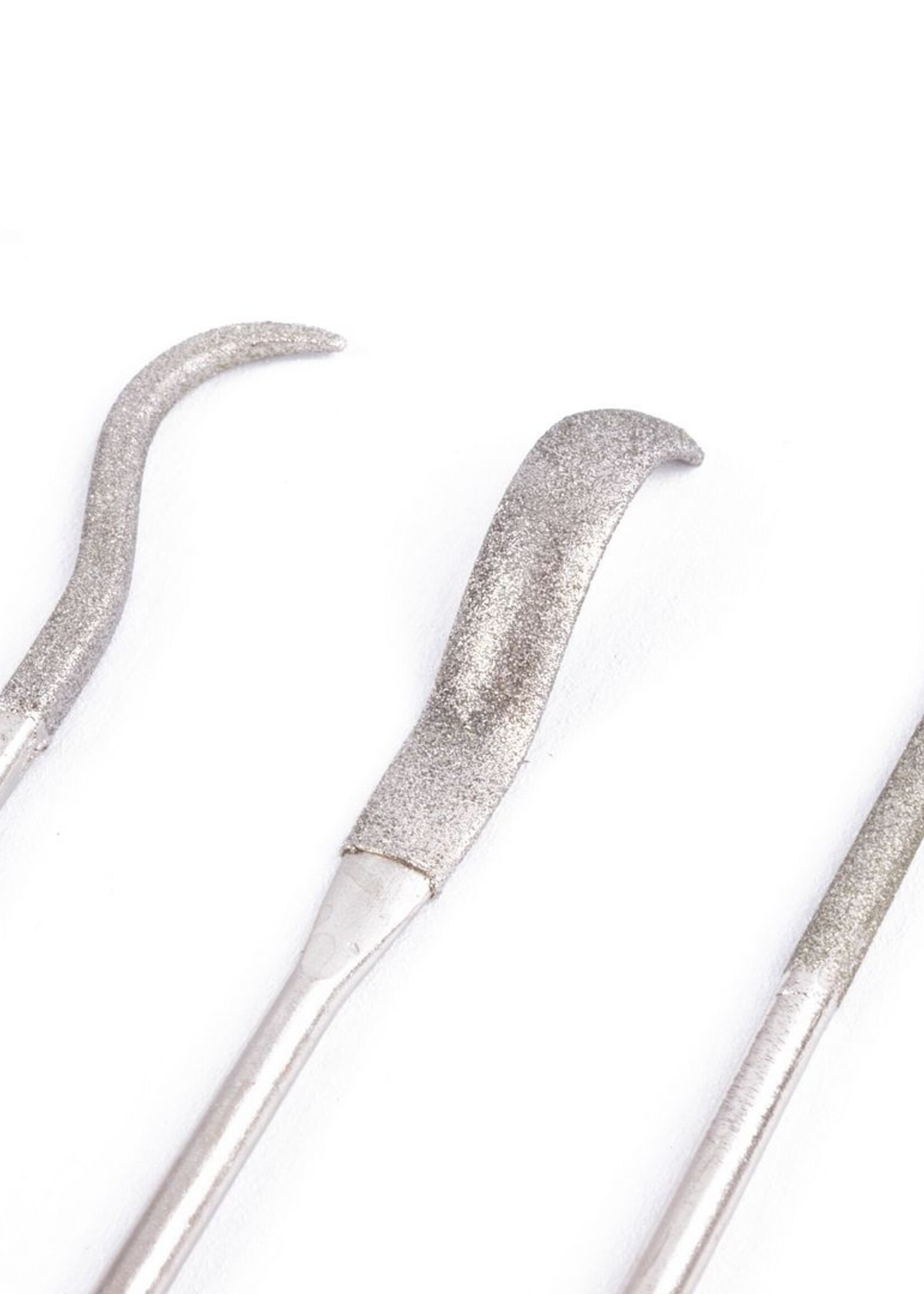 Benson Tools Vijlset 10 dlg Diamant - Extra Sterke Diamant Poedercoating - 140 mm Lengte