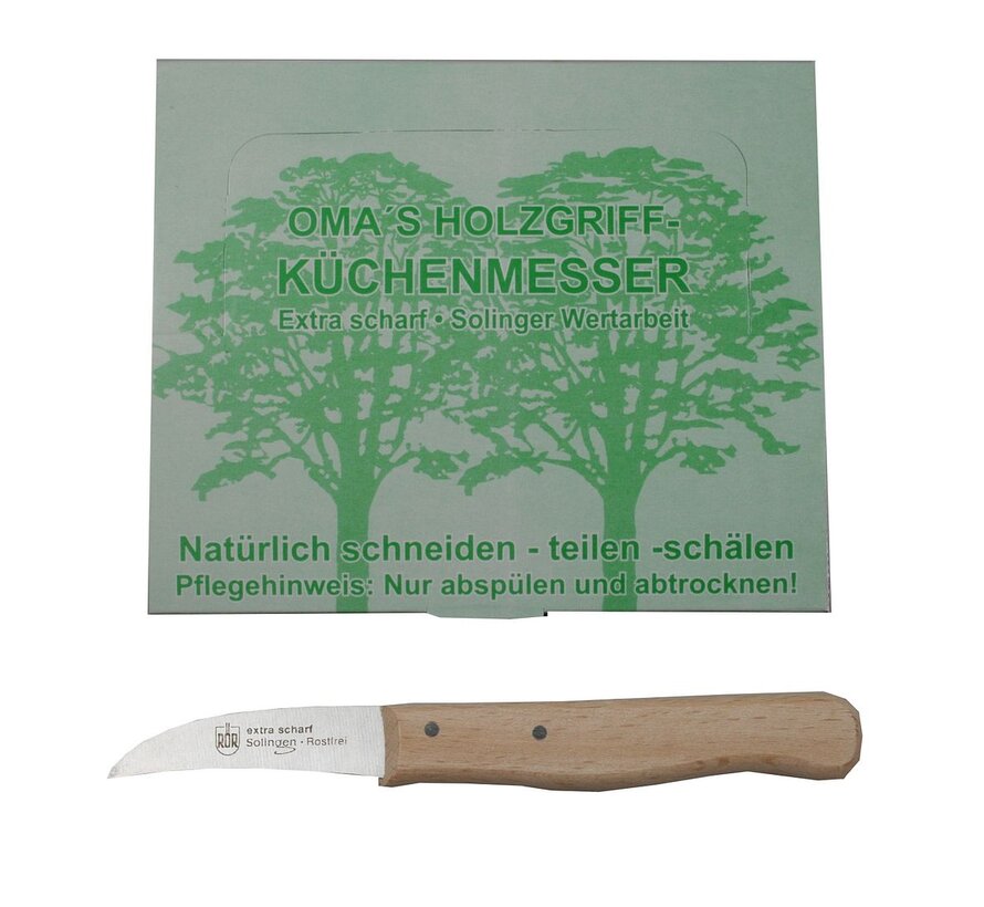 Schilmesje Krom Hout -Solingen- - Aardappelschilmes - Krom Schilmes