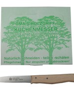 Schilmesje Recht Hout - Groente en Fruit Mesje - Multifunctioneel Keukenmesje
