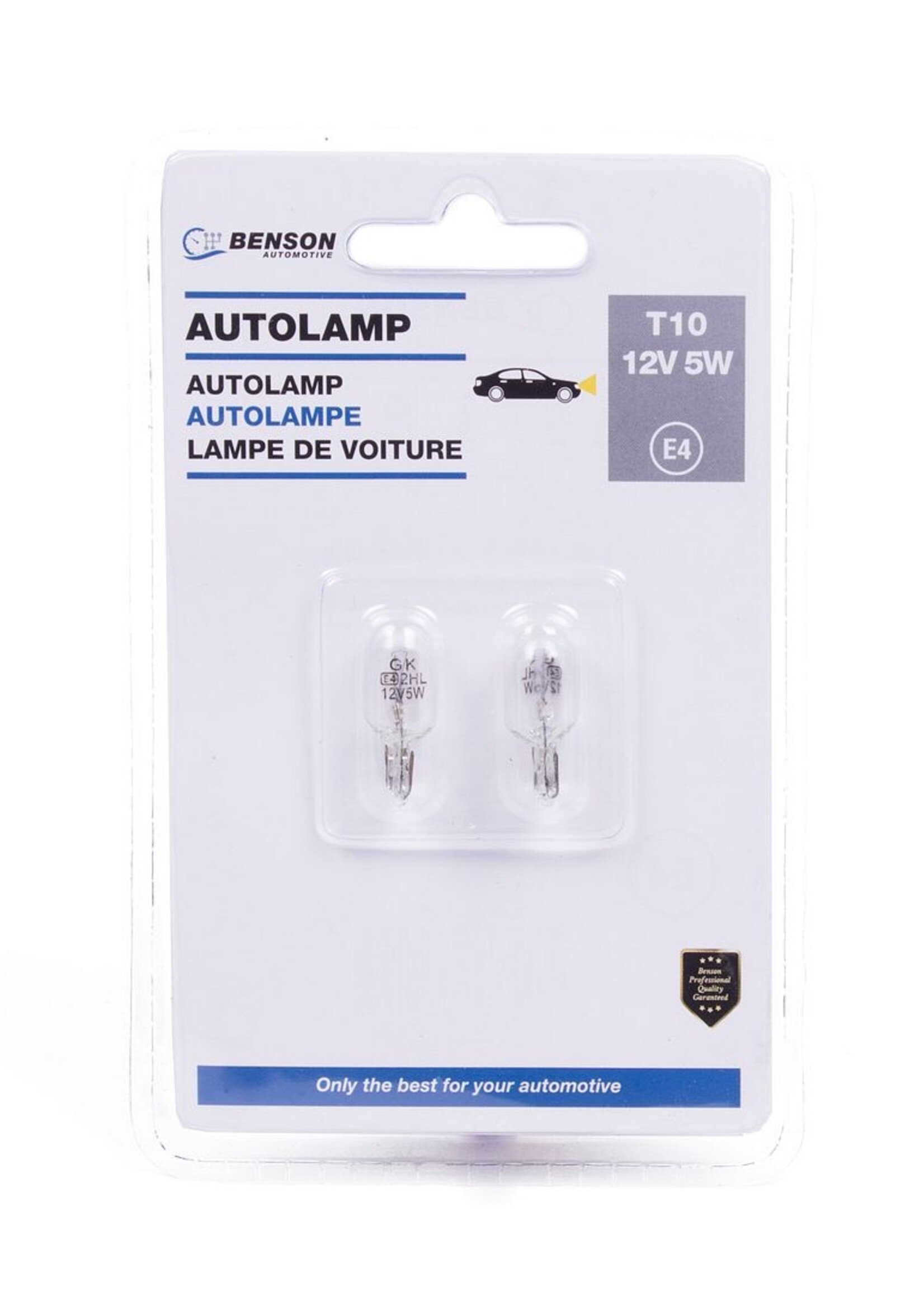 Benson Automotive Autolampje T10 12V 5 Watt