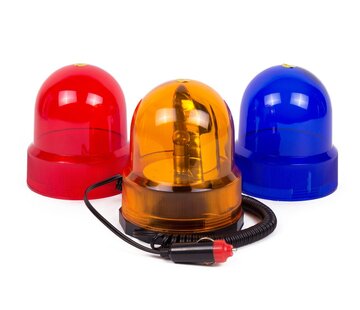 Benson Automotive Zwaailamp Set 12V Rood/Blauw/Oranje - Zwaailamp Set - 12V Zwaailamp - 3 Stuks