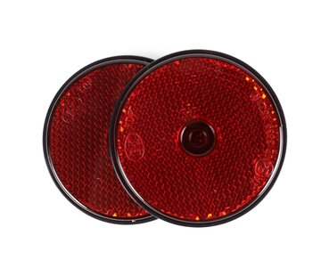 Benson Automotive Reflector Rond Rood 60 mm 2 dlg E-Keur