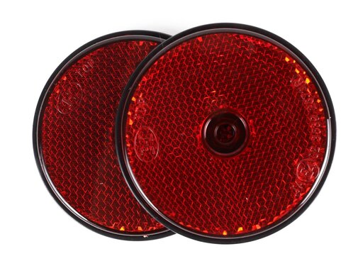 Benson Automotive Reflector Rond Rood 60 mm 2 dlg E-Keur