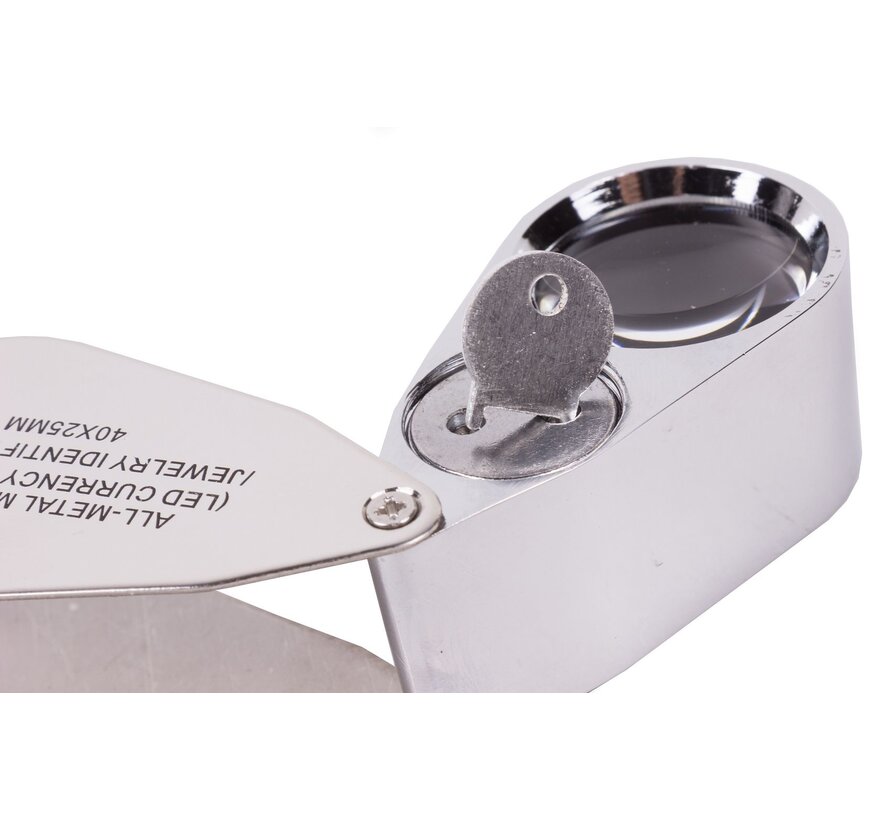 Loupe + LED Diamantair - Juweliersloupe - LED Verlichte Vergrootglas