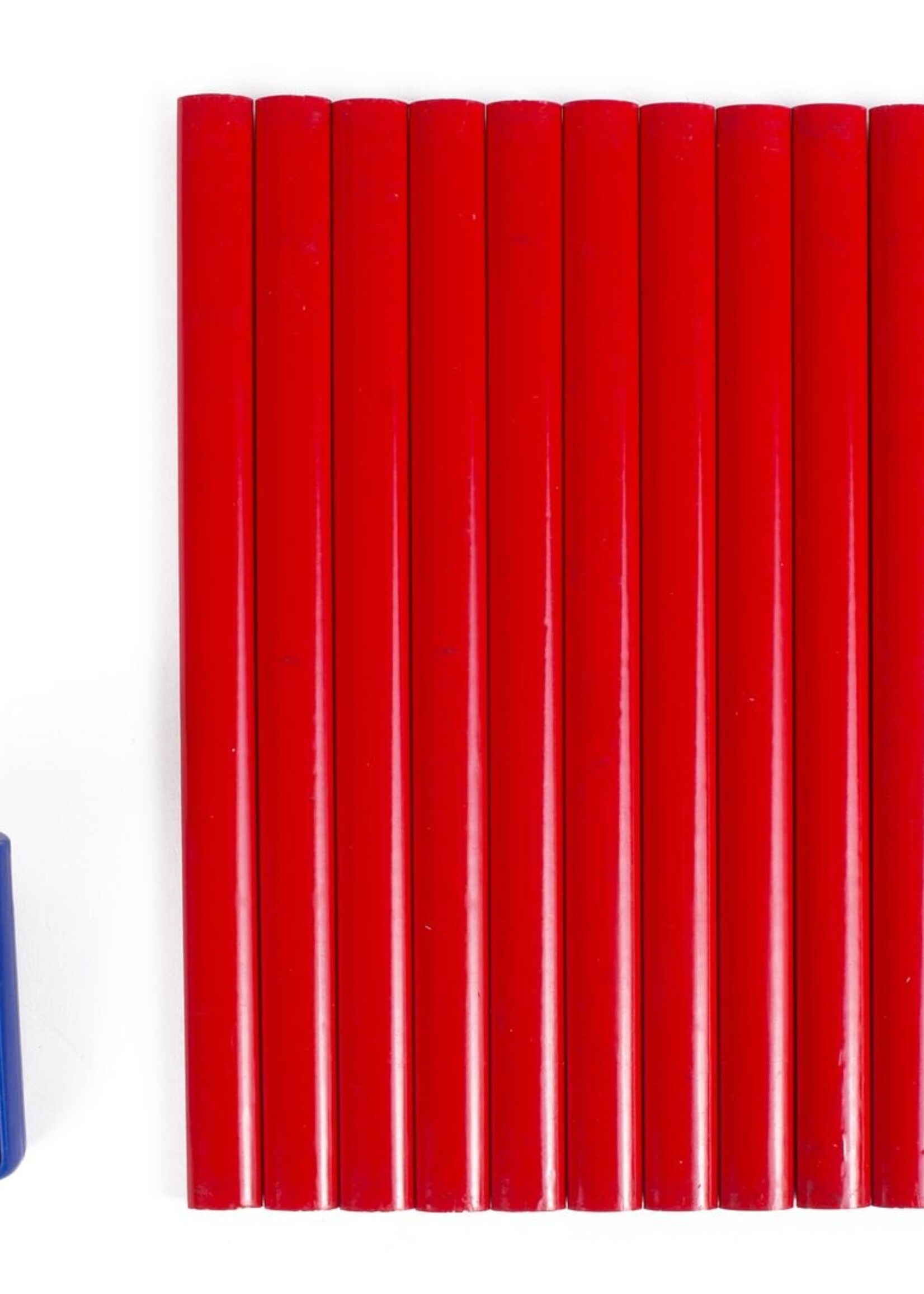 Benson Tools Timmermanspotlood 11 dlg + Slijper - Houtbewerking Potlood Set