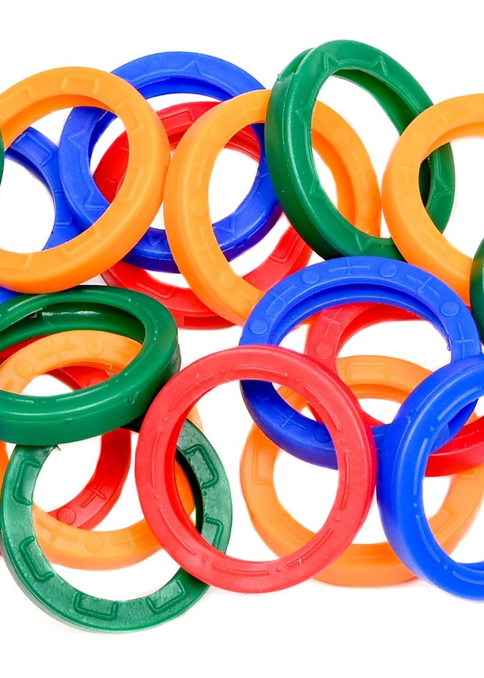 Benson Sleutelringen 20 dlg - Kleur - Universele Gekleurde Sleutelringen