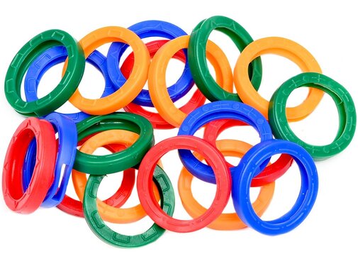 Benson Sleutelringen 20 dlg - Kleur - Universele Gekleurde Sleutelringen