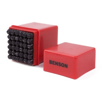 Benson Tools Slagletterset 36 dlg - Graveren en Personaliseren - Complete Alfabet en Nummers
