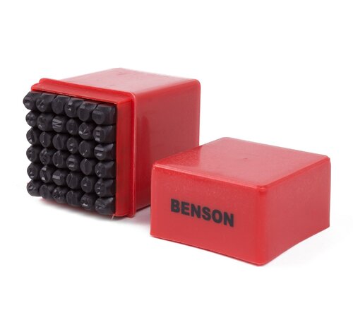 Benson Tools Slagletterset 36 dlg - Graveren en Personaliseren - Complete Alfabet en Nummers