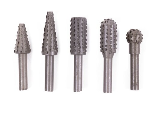 Benson Tools Boor Raspset 5 dlg - Houtbewerking Set - Slijpset - Kunststof en Metaalbewerking