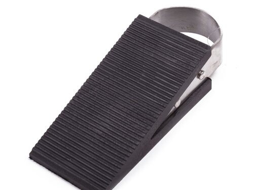 Benson Home Deurstopper Rubber/RVS - Deurwig - Vloerbeschermende Deurstop
