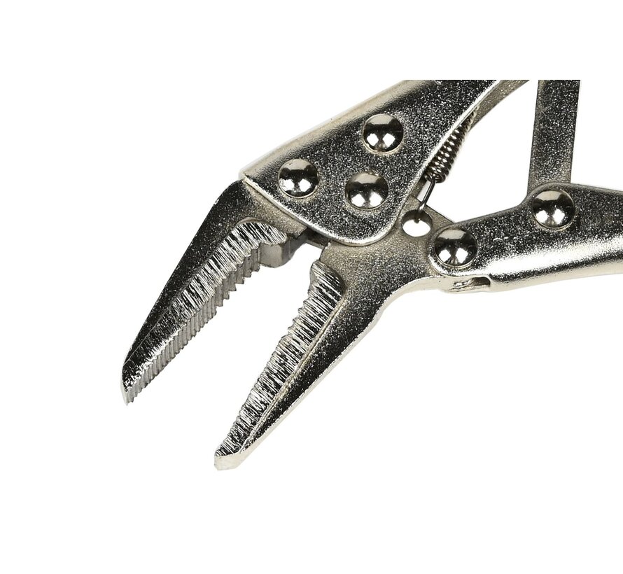 Tang Griptang Set 2 dlg Mini Rechte Bek - Mini Grijptang - Klemtang Set - Verstelbare Griptangen