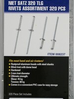 Benson Tools Popnagel Set 320 dlg - 3x6mm Popnagels - 3x8mm Popnagels - 3x10mm Popnagels