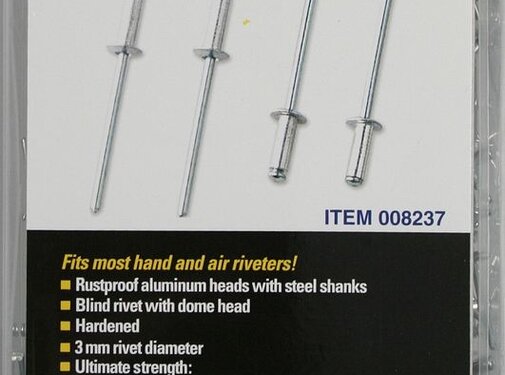 Benson Tools Popnagel Set 320 dlg - 3x6mm Popnagels - 3x8mm Popnagels - 3x10mm Popnagels