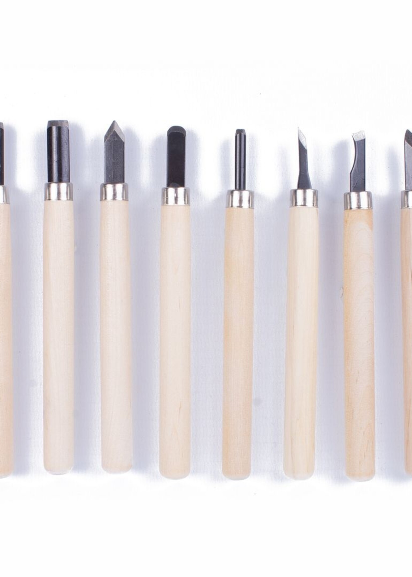 Benson Gutsset Hobby 12 dlg - Houtsnijwerk, Linoleum, Leer Gereedschappen