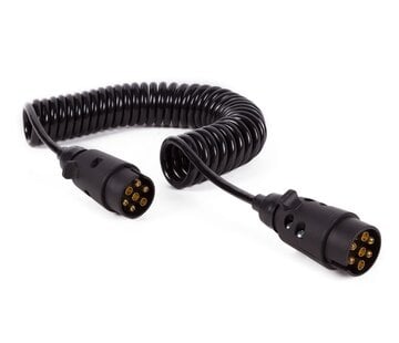 Benson Automotive Verlengkabel 7 Polig Krul 4,5 Mtr - Elektrische Kabel Auto-Accessoires