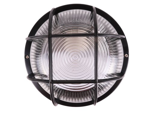 Benson Electric Bulley Lamp Rond Zwart