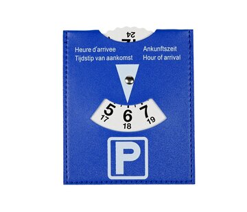 Benson Automotive Parkeerschijf - Auto Accessoire - Parkeertijd Blauwe Zone - 10 x 12 cm