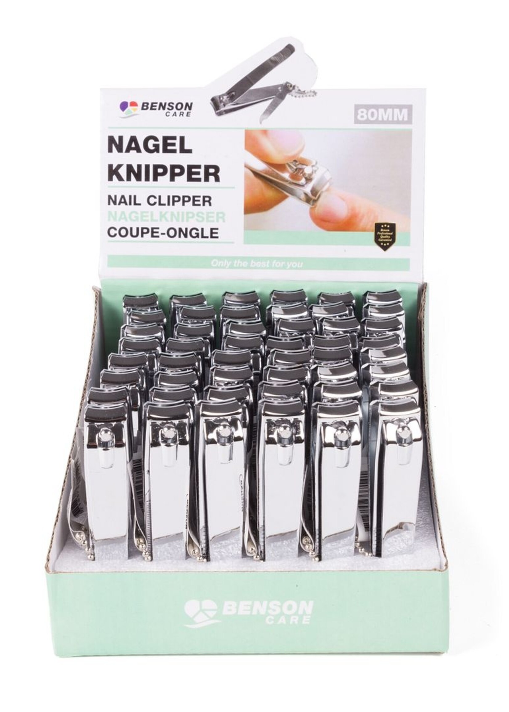 Nagelknipper 80 mm - Met Vijl - Sleutelhanger Nagelknipper
